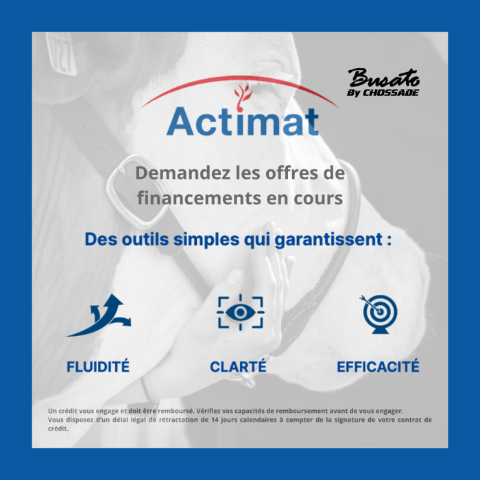 ACTIMAT – Financement professionnel